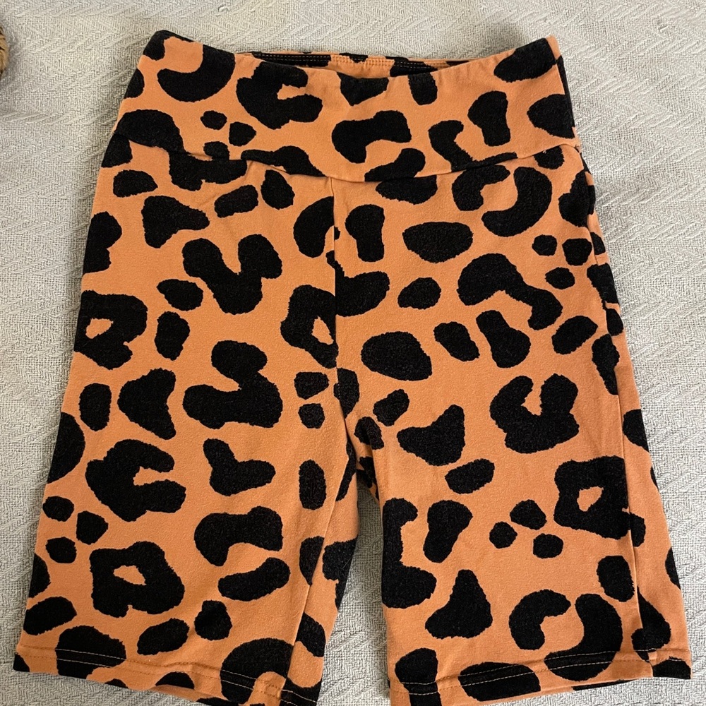 LuLaRoe Leopard Bike Shorts